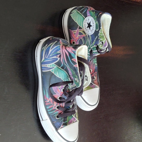 Converse jungle print high top sneakers - Picture 2 of 2